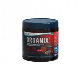 Корм для сохранения цвета всех рыб, микро гранулы, ORGANIX Micro Colour Granulate 250 ml